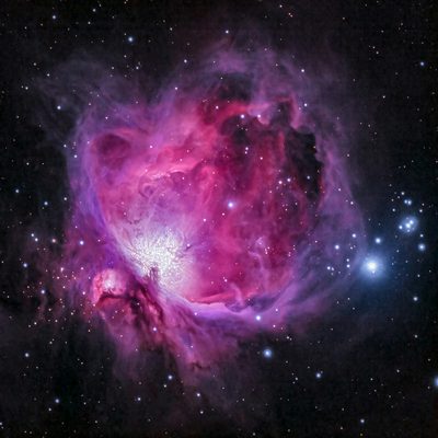 abstract purple and black nebula